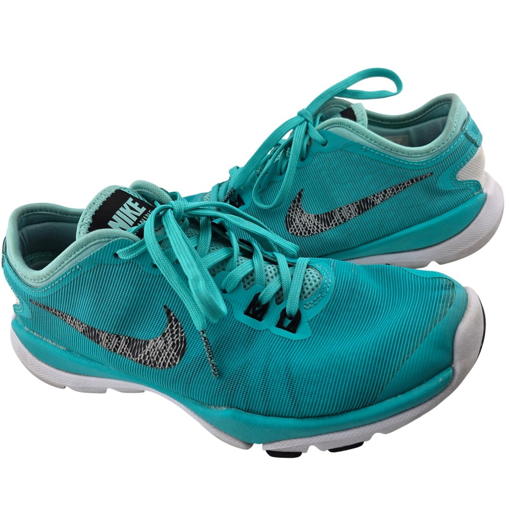 Nike Women's Size 5 Flex Supreme TR4 Aqua‎ Turquoise Training Shoes